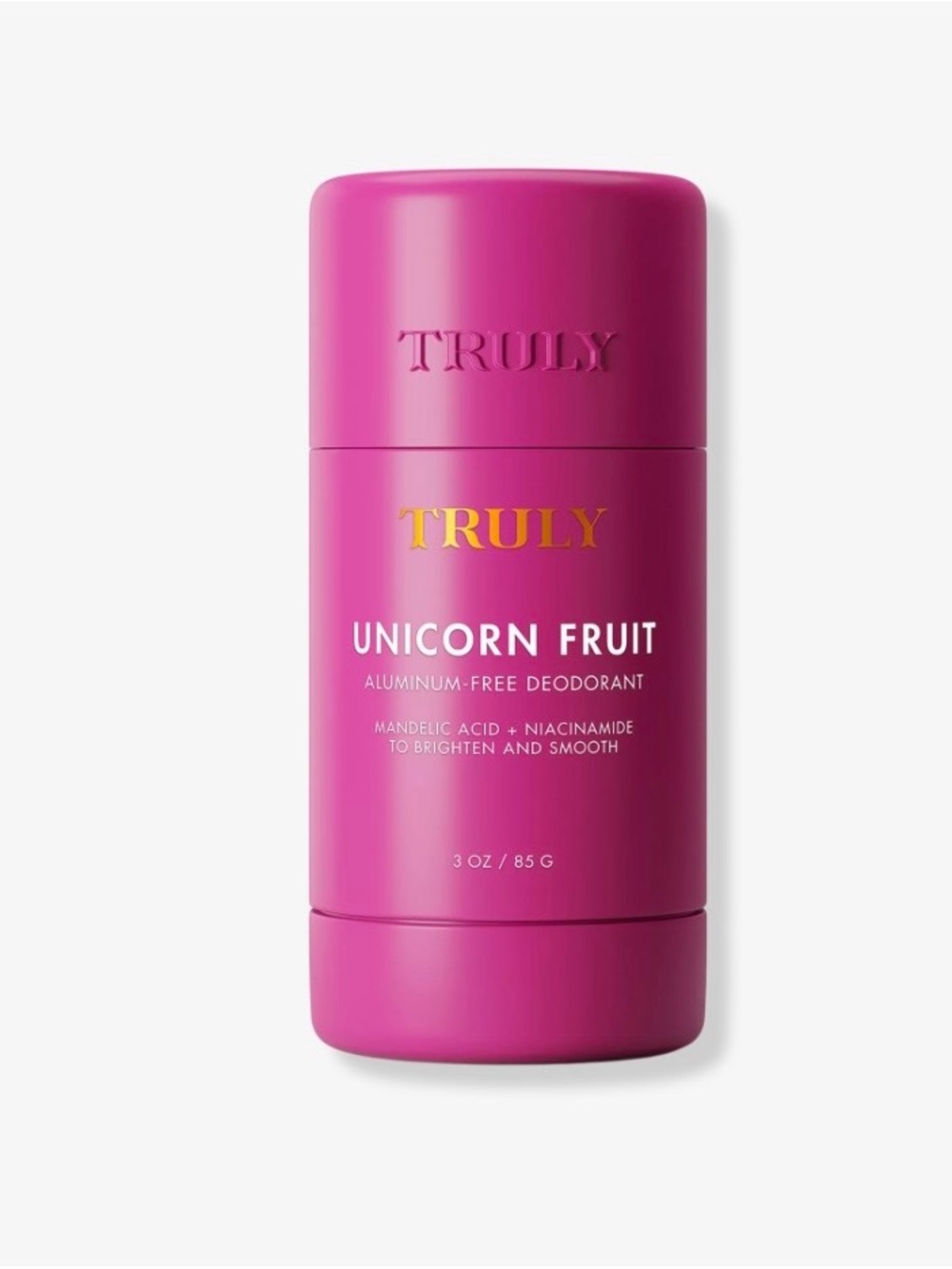 TRULY Unicorn Fruit Deodorant - Hot Pink with Gold Accents
